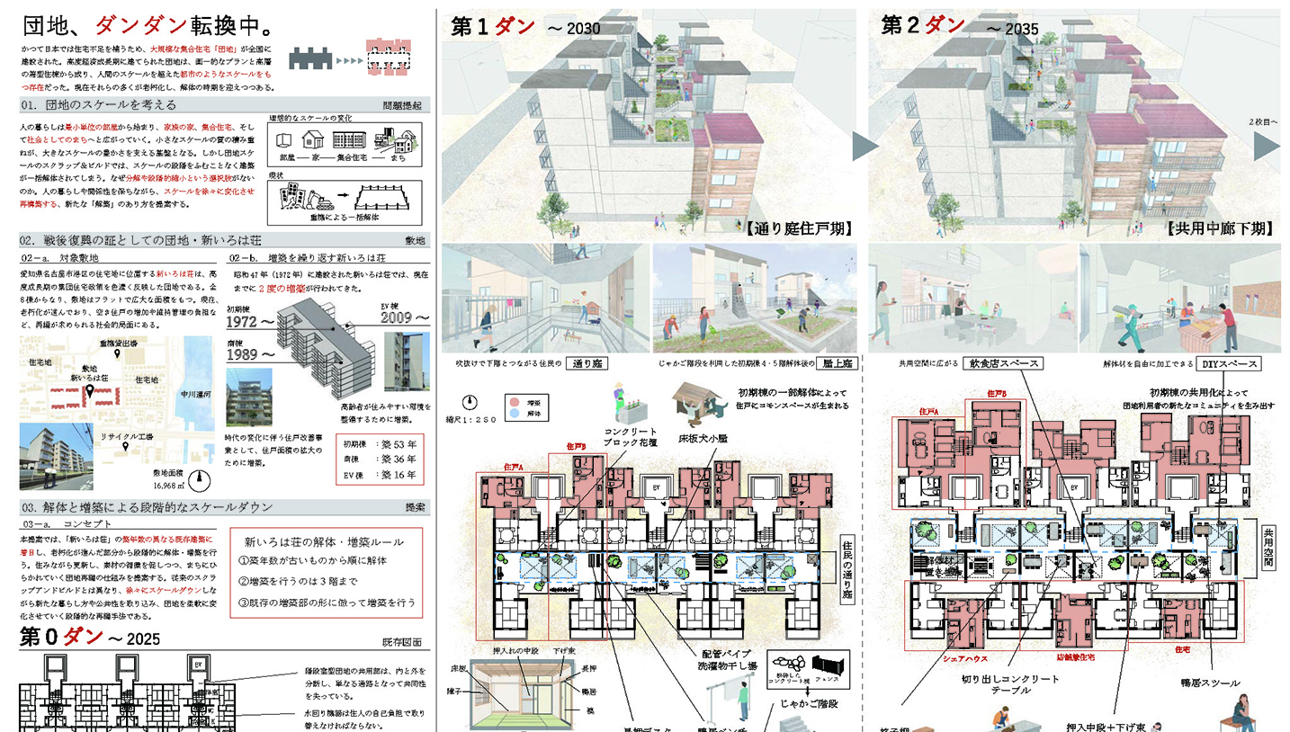 日本建築学会コンペ2025　タジマ奨励賞